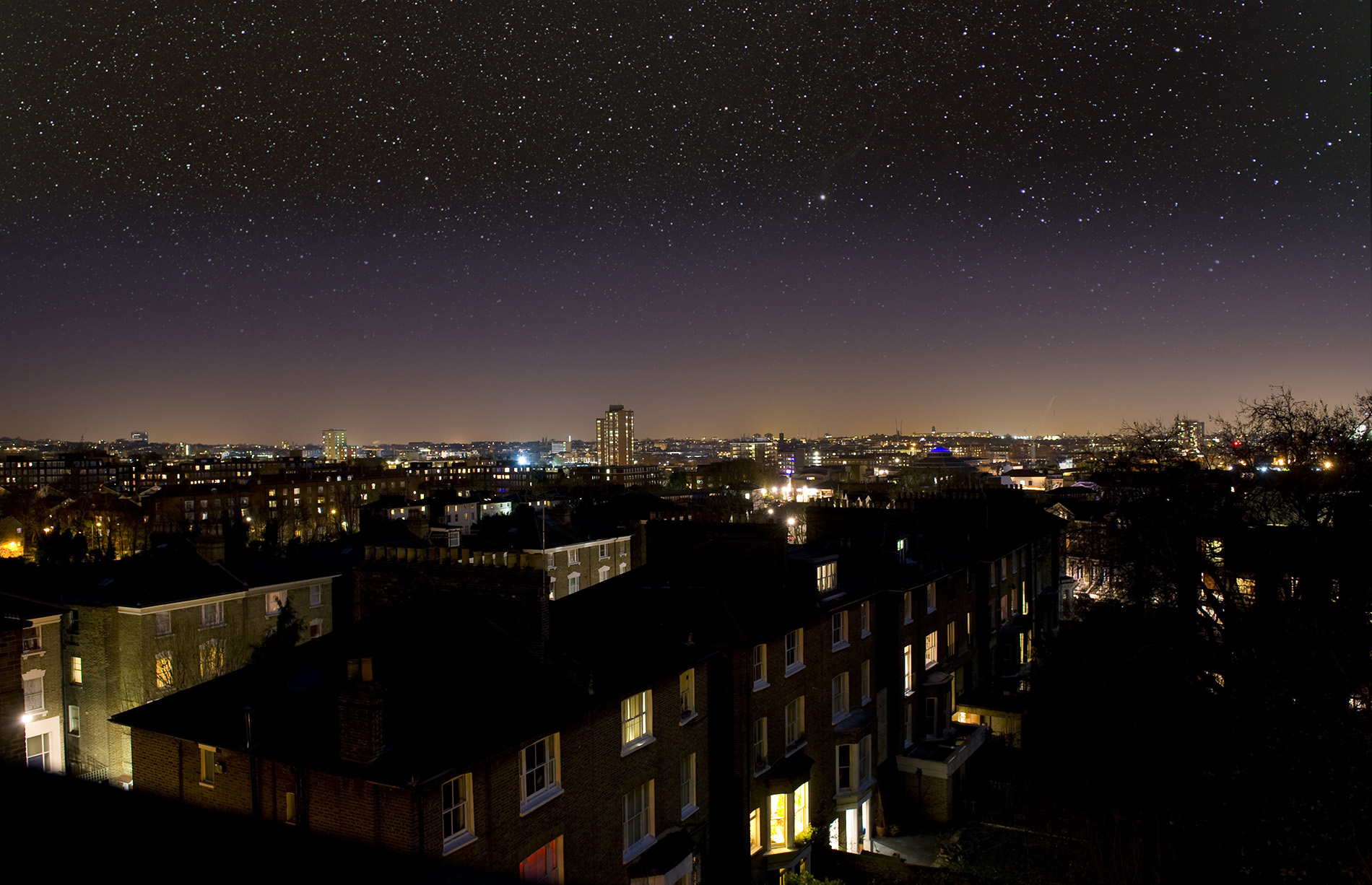 London night skyline.