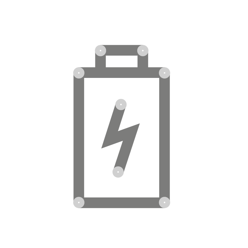 Battery storage icon.