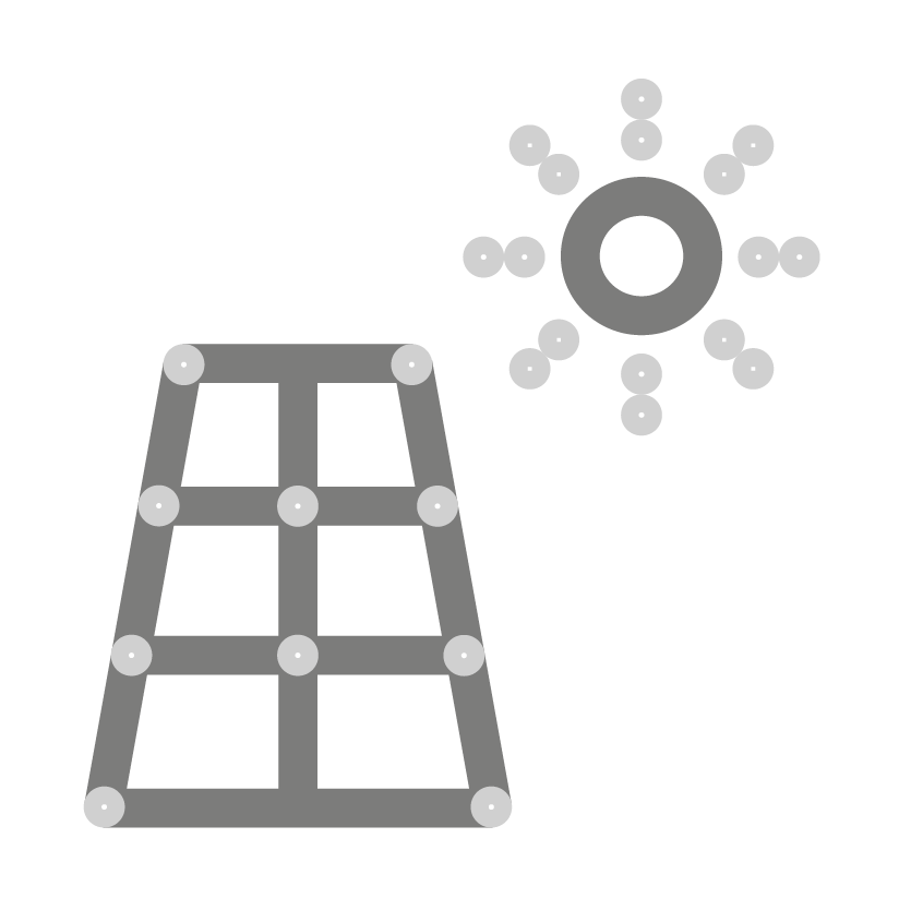 Solar PV icon.